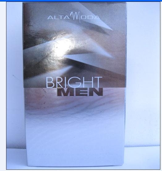 10. hlásenie č. 822 / 11 názov: BRIGHT MEN voda po holení značka: Alta Moda krajina pôvodu: Spojené Arabské Emiráty dovozca: Lusoperfumes Importação e Exportação Lda.