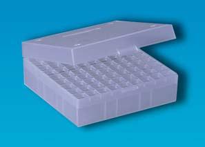 Cryoware Kryoboxy plastové Stojany nerezové pre kryoboxy Kryobox s mriežkou, PP Z vysoko kvalitného materiálu, autoklávovateľný, odolný voči teplotám od - o C do 90 o C, miest