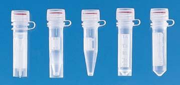 Mikroskúmavka s pripevneným skrutkovým uzáverom so silikónovým tesnením, PP, nesterilná Mikroskúmavky sú vhodné pre skladovanie sér a krvných vzoriek, centrifugáciu atď.