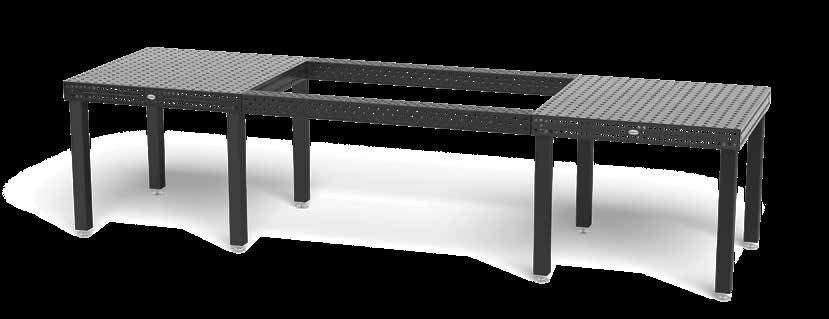 16 UHOLNÍKY U-profil 100/100 U-profil 100/100 je ideálny diel k predĺženiu stola, pre vertikálne zostavy a taktiež ako robustný spojovací prvok dvoch zváracích stolov.
