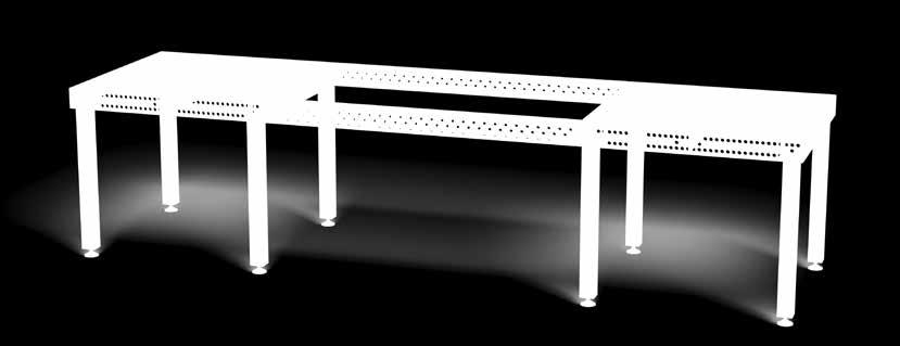 V prípade použitia na predĺženie stola odporúčame upevniť uholník na nohy ak je toto predĺženie viac ako 1000 mm.
