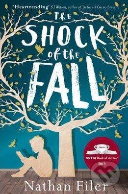 Recenzie: https://www.theguardian.com/books/2014/jan/18/shock-fallnathan-filer-review http://www.independent.co.uk/artsentertainment/books/reviews/the-shock-of-the-fall-by-nathan-filerbook-review-moved-by-the-dark-humour-in-a-poignant-debut- 9073069.