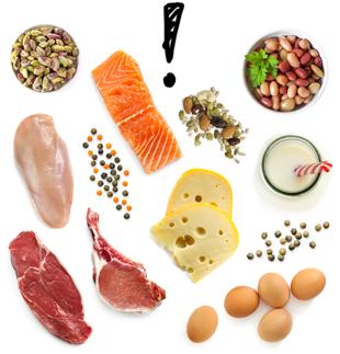 Základ tejto diéty spočíva v dodržiavaní stanoveného príjmu bielkovín čo sú základné stavebné súčasti svalov. Nájdeme ich teda predovšetkým v mäse a mäsových výrobkoch.