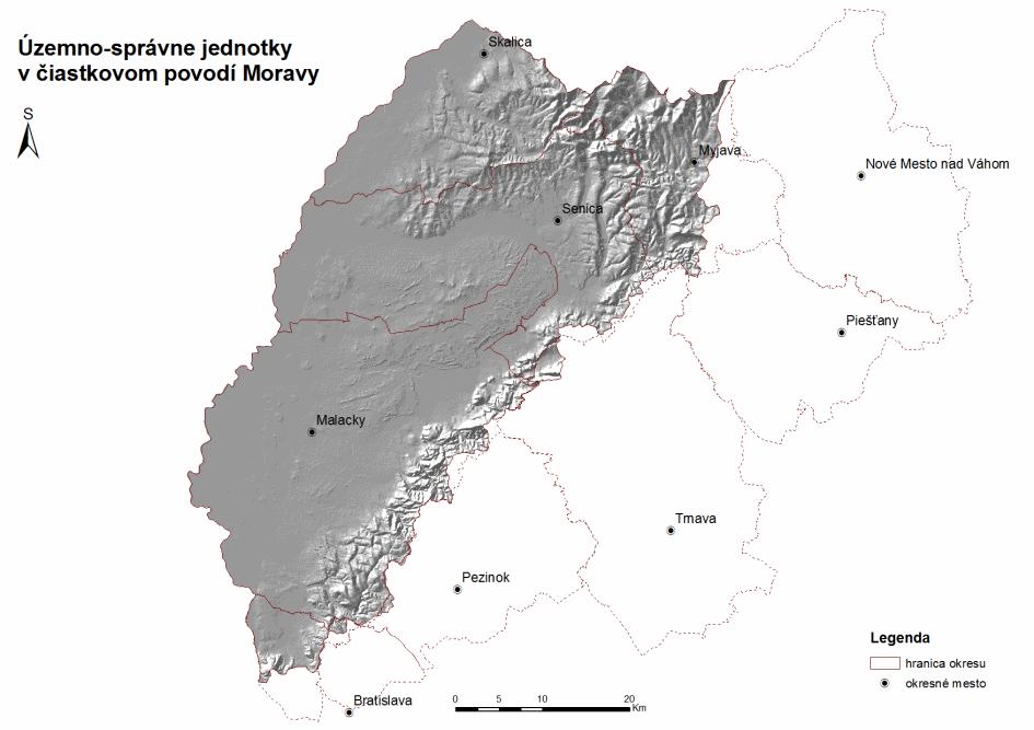 Predbežné hodnotenie povodňového rizika v čiastkovom povodí Moravy príloha I 1 PRÍLOHA I.