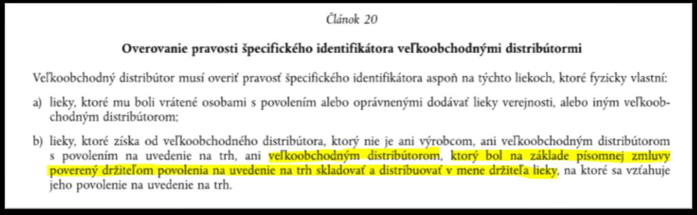 Hlavné problémy pri implementácii FMD na Slovensku Kedy veľkodistribútor (ne)musí verifikovať Čo v prípade podozrenia na falošný liek u distribútora/ v lekárni Delegované nariadenie - 23 Nemocničné