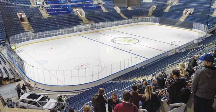 plocha, tlačové centrum priamo na zimnom štadióne, lepšie osvetlenie či tisícky káblov sú výsledky prác pred svetovým šampionátom na bratislavskom Zimnom štadióne Ondreja Nepelu.