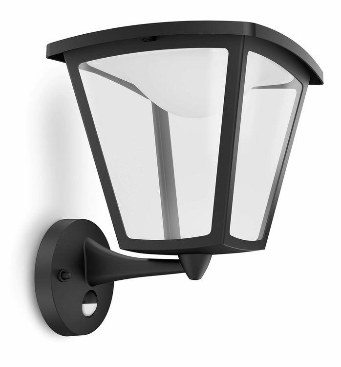 PHILIPS mygarden Nástenné svietidlo Cottage čierna LED Svetlo vás privíta pri každom návrate domov Vynovený dizajn plynovej lampy tohto