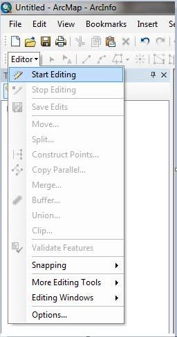 7: Spustenie editovacieho režimu a spustenie nástroja "Absolute X, Y" na vytvorenie bodu zadaním súradníc editovacieho panela, ale body vytvoríme zadávaním ich súradníc.
