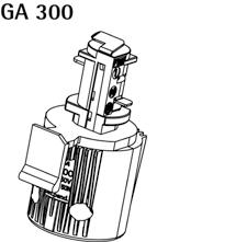 GLOBAL Trac adaptéry GA 300 GA 300 Nenápadný adaptér pre dizajnové svietidlá Un 250 V, In 3 A Trieda I Odolnosť v ťahu 50 N Ohybový moment 2,5 Nm Možnosť