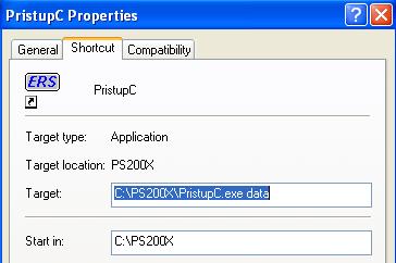 3.2 SPUSTENIE PROGRAMU PRÍSTUP C NA RP Na RP spúšťame súbor PristupC.exe s parametrom cesty k zaznamenaným údajom v adresári \Data na počítači CP, na ktorom je spustená služba prístup M.