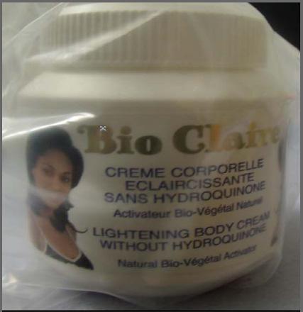86 / 11 názov: krém na zosvetlenie pokožky Crème éclaircissante pou la peau - Lightening Body Cream Without Hydroquinone značka: Bio Claire výrobná dávka: D101229 «S1»