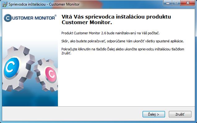 Inštaláciu C-Monitor Windows klienta môžete uskutočniť dvomi spôsobmi.
