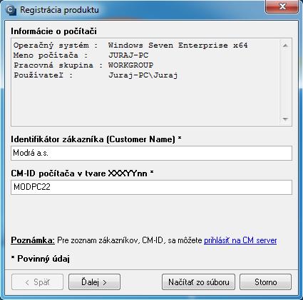 SV server Je možné použiť aj viac písmenkový kód označenia typu zariadenia..nn poradové číslo počítača.
