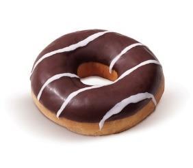 Donut s vanilkovou náplňou a kakaovou polevou - 71 g 1,10 EUR