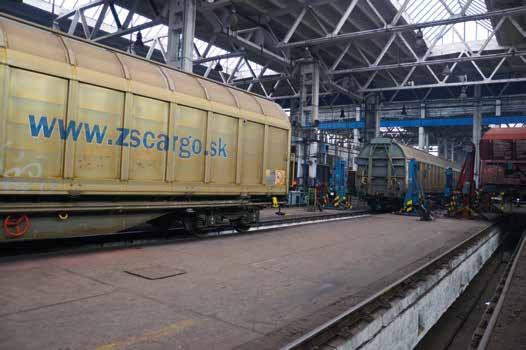 Záujem o revízne opravy nákladných vozňov sa zvyšuje Železničná spoločnosť Cargo Slovakia z roka na rok zvyšuje počty revíznych opráv N8.