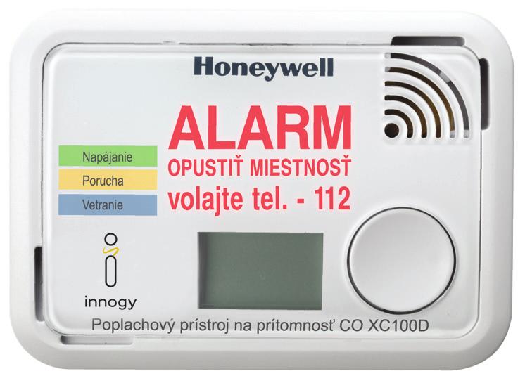 Ochráňte vašu rodinu, prenajmite si CO alarm innogy vám ponúka moderný CO alarm XC100D, ktorý: spoľahlivo chráni váš život a životy vašich blízkych; vyrába Honeywell líder vo výrobe alarmov proti