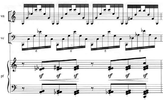 Štúdie 297 Talizman pre klavírne trio je plynulou zdanlivo jednočasťovou skladbou, ktorá však vo vnútornej štruktúre prebieha rámcovo v troch kontrastných tempových nasadeniach aj výrazových polohách.