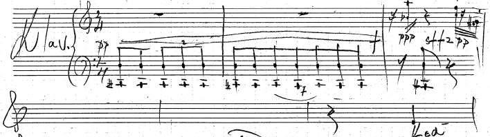 Štúdie 317 Suchoňov cyklus Nox et solitudo je výsledkom zblíženia a estetického stotožnenia sa s Kraskovou symbolistickou poéziou, ktorá vyústila do spojenia modernej hudobnej reči s ľudovými prvkami