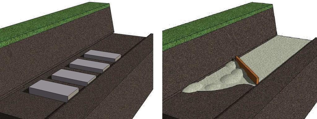 1.Výkop a zakladanie Výkop sa zhotoví min. o 30 cm širší ako je šírka opornej steny, príp. sa zhotoví podľa projektu.