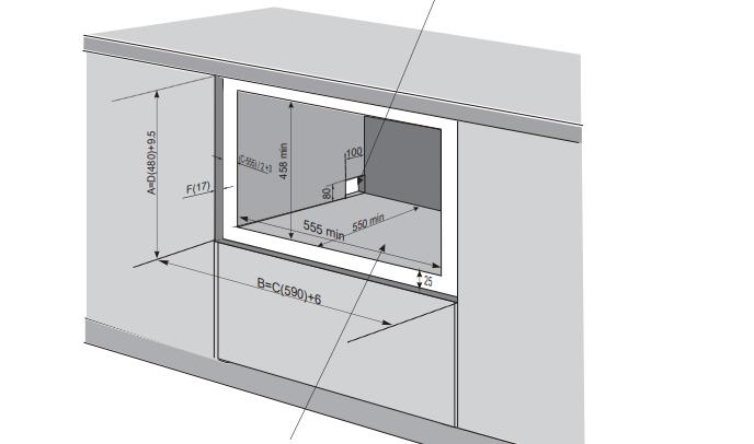 1 b montáž s ozdobnými dvierkami Priestor na pripojenie energií - voda / elektrická energia Rozmery skrinky 2 Dekorácia dverí Hmotnosť dekoratívneho panelu by mala byť 3 kg - max.