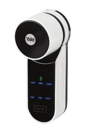 na klávesnici (až 20 rôznych používateľov) ETR YALE ovládač / 1 kus otváranie dverí so zámkom ETR YALE pomocou diaľkového ovládača (až 20 rôznych používateľov) Zámok Gerdalock V3 s bezpečnostnou