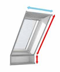 V prípade zalomeného ostenia alebo zostavy strešného okna a zvislého doplnkového okna je nutné použiť dve siete proti hmyzu a spojovací diel Z0Z 157 (48 s DPH).