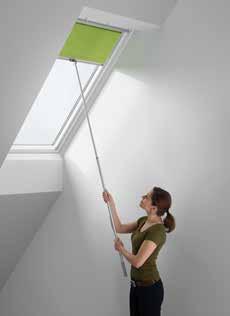Možnosti ovládania roliet a žalúzií VELUX VELUX blinds roof and windows