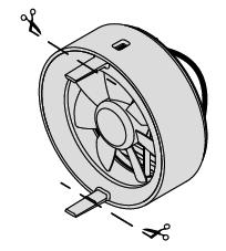 4.6 Inštalácia ventilátora Po inštalácii výmenníku tepla môžeme inštalovať ventilátor. Uistíme sa či sú DIP spínače nastavené správne (kapitola 3.4). nastavenie spínačov si poznačíme na štítok.