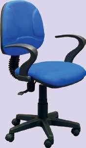 modrá sivá K9 Kancelárska stolička MONACO - textilný poťah/sieťovina -