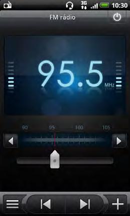 192 Viac aplikácií Počúvanie FM rádia Nalaďte si a počúvajte top skladby z hitparád pomocou aplikácie FM rádio v telefóne.