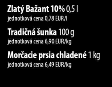 jednotková cena 0,78 EUR/l