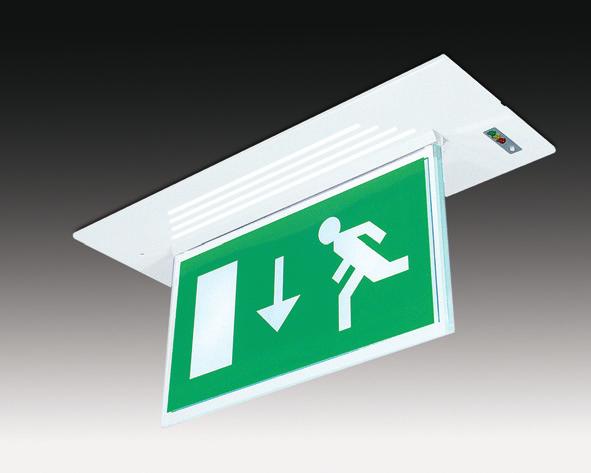 FLATLUX-P / MULTIFLAT-P 180 180 0 C0-C180 0 C90-C270 27m/30m Powerful modern design recessed non-maintained (NM), maintained (M) or centralised (C) emergency lighting fixture with both suspended