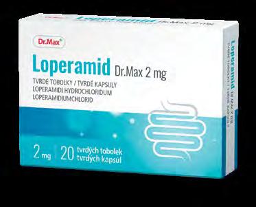 Max 5 mg 7 tbl Liečba hnačky Alergia Liečba hnačky 10 Loperamid Dr.Max 2 mg 20 cps Loperamid Dr.