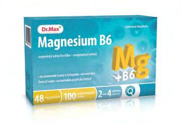 Vitamíny a minerály Magnesium B6, Magnesium B6 Premium a Magnesium B6 Gold
