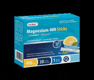 Magnesium B6 Gold 100 mg, 30 tbl Magnesium 375 375 mg, 2 x 10 šumivých tbl Šumivé tablety, organická forma horčíka =