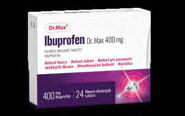 horúčky. Liek na vnútorné použitie. Obsahuje ibuprofen.