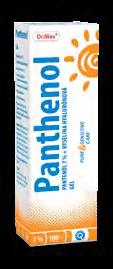 Opaľovanie Panthenol spray 150 ml Pantenolová pena s mierne chladivým a upokojujúcim účinkom.