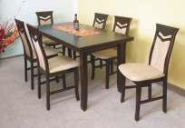 294 ZOSTAVA MARTINA BIANCO 297 stôl roztavovaci 75/80/80-110cm 4 x stolička: