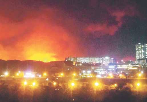 ZO SVETA, Z DOMOVA 15 V KÓREI V AKCII TISÍCKY HASIČOV Lesný požiar v horskej oblasti v Južnej Kórei zabil najmenej jedného človeka a zničil 120 domov.