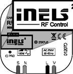 Compatibility / Kompatibilita The device can be combined with all system components, controls and devices of ines RF Control and ines RF Control.