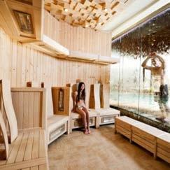 hotelový saunový svet na Slovensku o rozlohe 1620 m2.