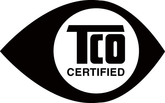 Informácie týkajúce sa TCO Congratulations! This display is designed for both you and the planet! label.