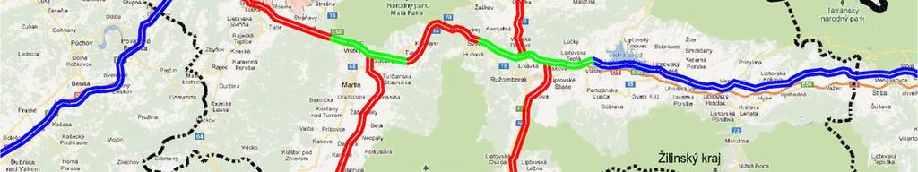 vplyvov trasy na ŽP Úsek D1 Hubová - Ivachnová
