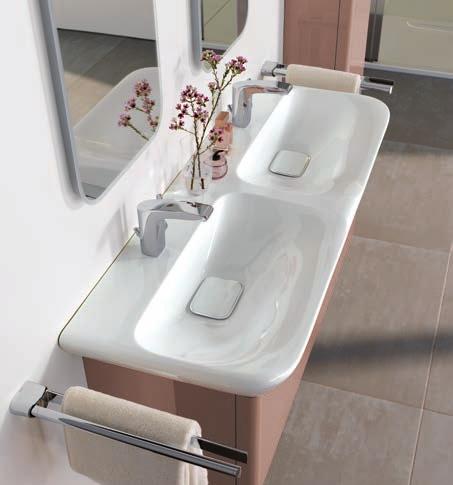 Je to vďaka jedinečnému dizajnu keramických sanitárnych výrobkov s jemnými krivkami a veľkými polomermi.