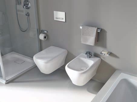 vzhľadu. Štýlovú a sofistikovanú keramickú WC misu dopĺňa ergonomicky tvarované sedadlo, ktoré možno vybaviť pozvoľným sklápaním SoftClosing.