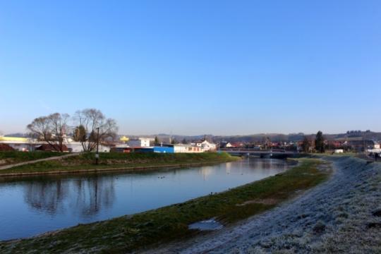 Fig. 11: Regulated river bed in the Zvolen town (photo P. Urban).