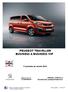 PEUGEOT TRAVELLER BUSINESS A BUSINESS VIP. V ponuke aj verzie 4x4 CENNÍK, VÝBAVA A TECHNICKÉ CHARAKTERISTIKY Pridaj sa k fanúšikom Peugeot na Facebook