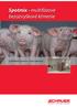 Spotmix - multifázové bezozvyškové kŕmenie Šetrí náklady na krmivo v chove ošípaných