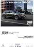 SUV PEUGEOT 5008 CENNÍK, VÝBAVA A TECHNICKÉ CHARAKTERISTIKY Sledujte Dátum vydania: Peugeot Slovensko