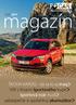 magazín ZIMA 2017 ŠKODA KAROQ - dá sa to aj inaq VW s líniami športového kupé športová tvár Audi zabezpečte si spoľahlivý akumulátor